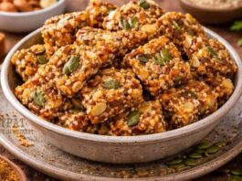 Gol ni Meva Chikki - ગોળની મેવા ચીકી