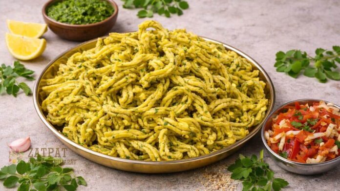 Lili Methi na Champakali Ganthiya - લીલી મેથીના ચંપાકલી ગાંઠિયા