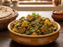 Surti Papdi Nu Shaak - સુરતી પાપડીનું શાક