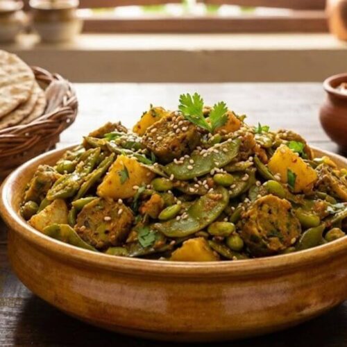Surti Papdi Nu Shaak - સુરતી પાપડીનું શાક