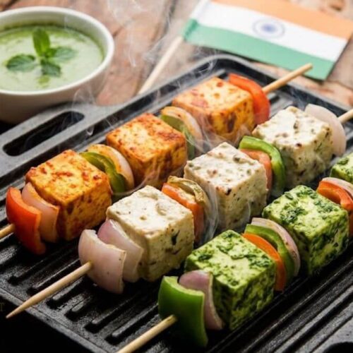 Tricolour Paneer Tikka - તિરંગા પનીર ટિક્કા