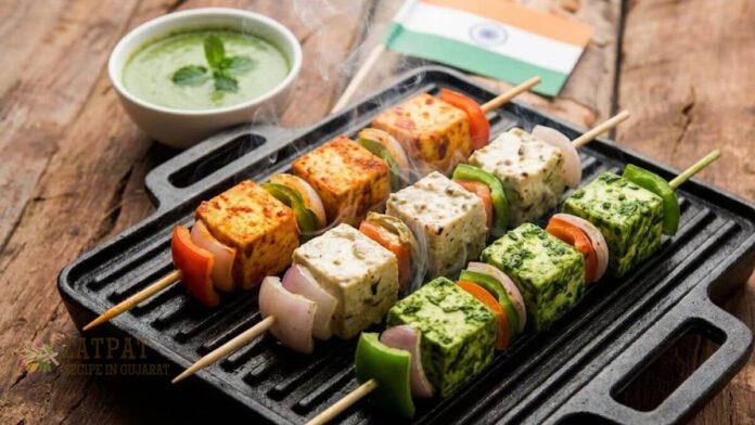 Tricolour Paneer Tikka - તિરંગા પનીર ટિક્કા