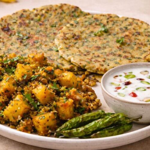 Special Farali Thali - શક્કરિયાની ફરાળી થાળી