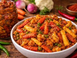 Gajar Mula Gobi Shalgam nu Athanu - ગાજર મૂળા ફુલાવર અને શલગમ નું અથાણું - Mix Vegetable Athanu Recipe