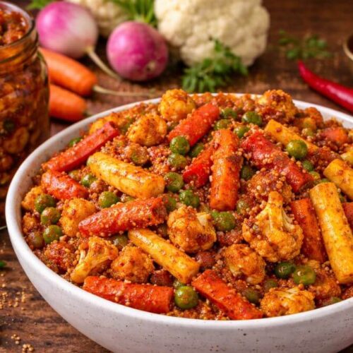 Gajar Mula Gobi Shalgam nu Athanu - ગાજર મૂળા ફુલાવર અને શલગમ નું અથાણું - Mix Vegetable Athanu Recipe