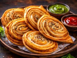 Evening Party Snacks Lacha Samosa banavani rit - લચ્છા સમોસા