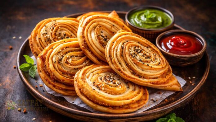 Evening Party Snacks Lacha Samosa banavani rit - લચ્છા સમોસા