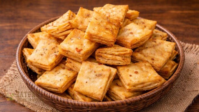 Tea Time Snack Soji Na Masala Namakpara - સોજીના મસાલા નમકપારા
