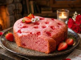 Fresh Strawberry Cake - ઓવન કે ઈંડા વગર સ્ટ્રોબેરી કેક બનાવવાની રીત