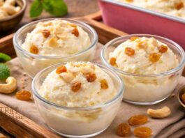 Summer Special Sweet Homemade Kaju Draksh Ice Cream - કાજુ દ્રાક્ષ આઈસ્ક્રીમ