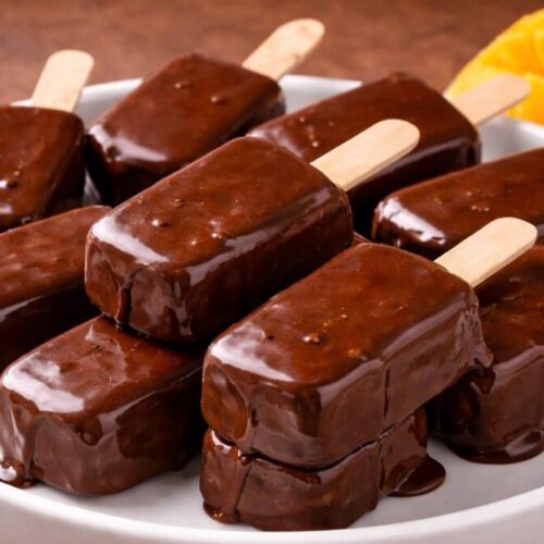 Homemade Mango Magnum Bars - મેંગો મેગ્નમ આઈસ્ક્રીમ બાર