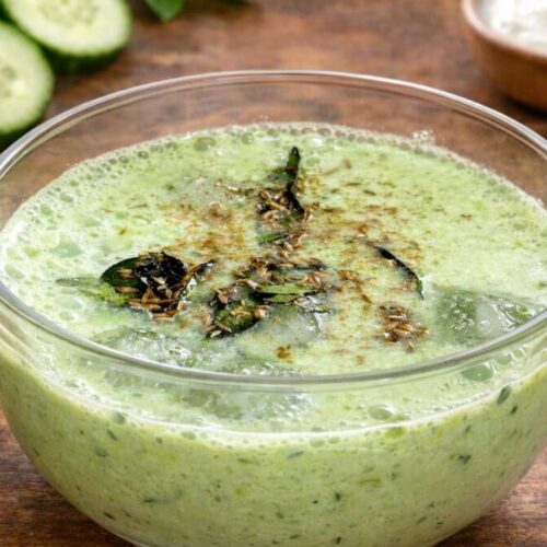 Phudina Kakdi ni Chaas banavani rit - ફુદીના કાકડીની છાશ