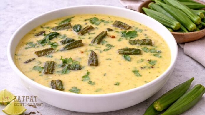 Bhinda ni Kadhi banavani rit - ભીંડાની કઢી