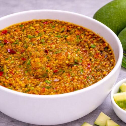Keri marcha no Kucho banavani rit - કેરી મરચાનો કુચો