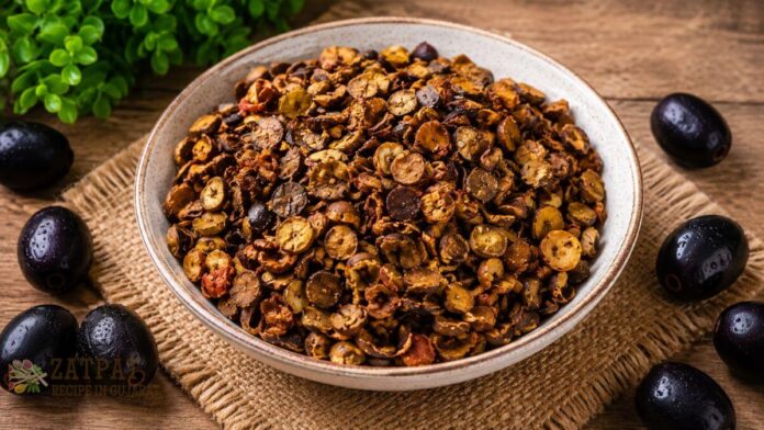 Diabetic Friendly Healthy Mukhwas – Jambu na Thaliya no Mukhwas - જાંબુના ઠળિયા નો મુખવાસ