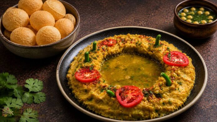 Street Style Ragda Pani Puri - સ્ટ્રીટ સ્ટાઈલ રગડા પાણીપુરી